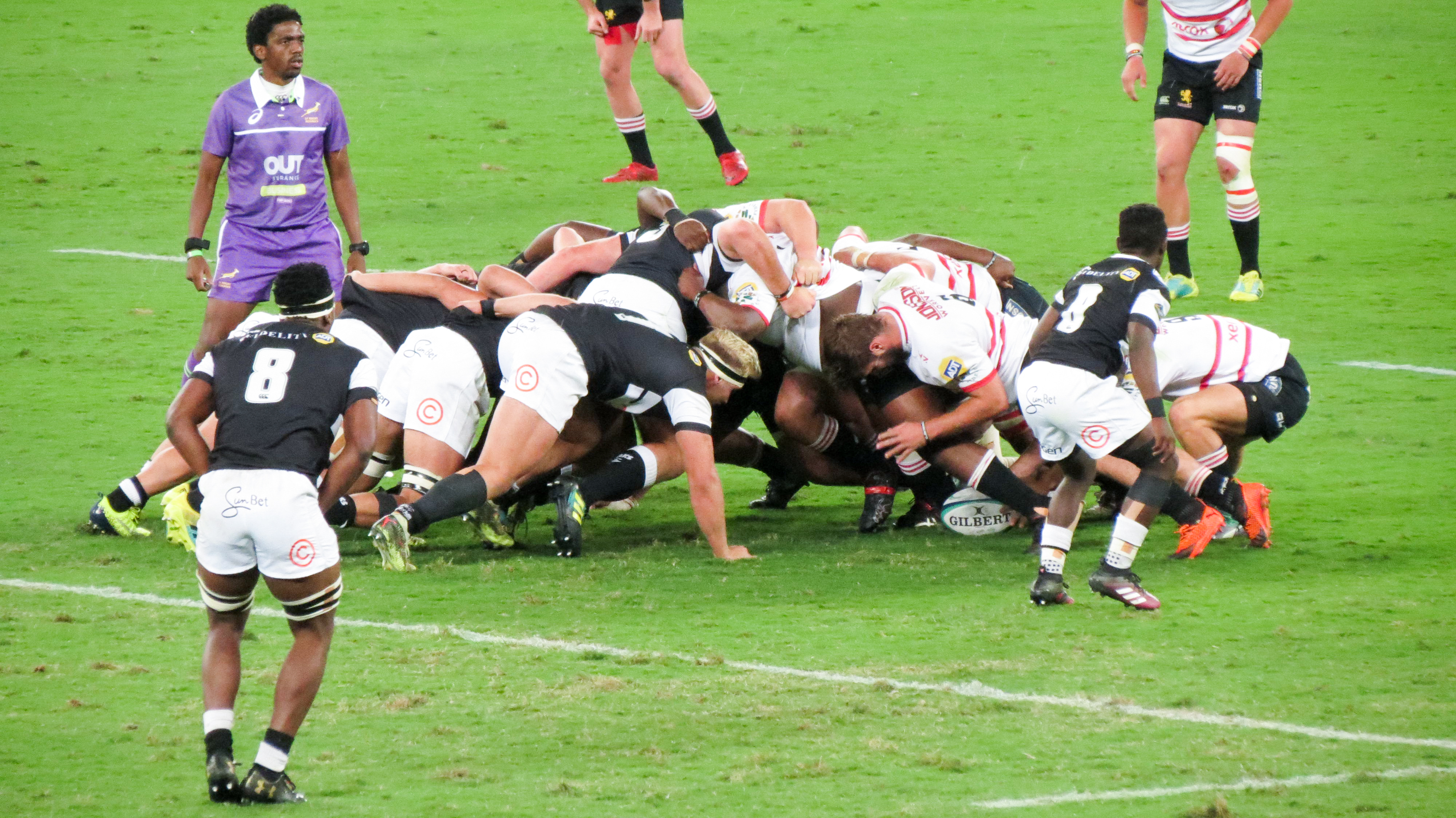 Rugby scrum